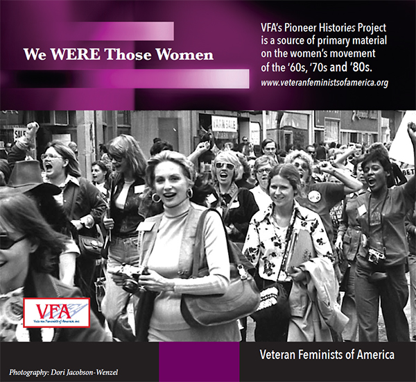 Veteran Feminists of America info for Big Berks 2023 Conference